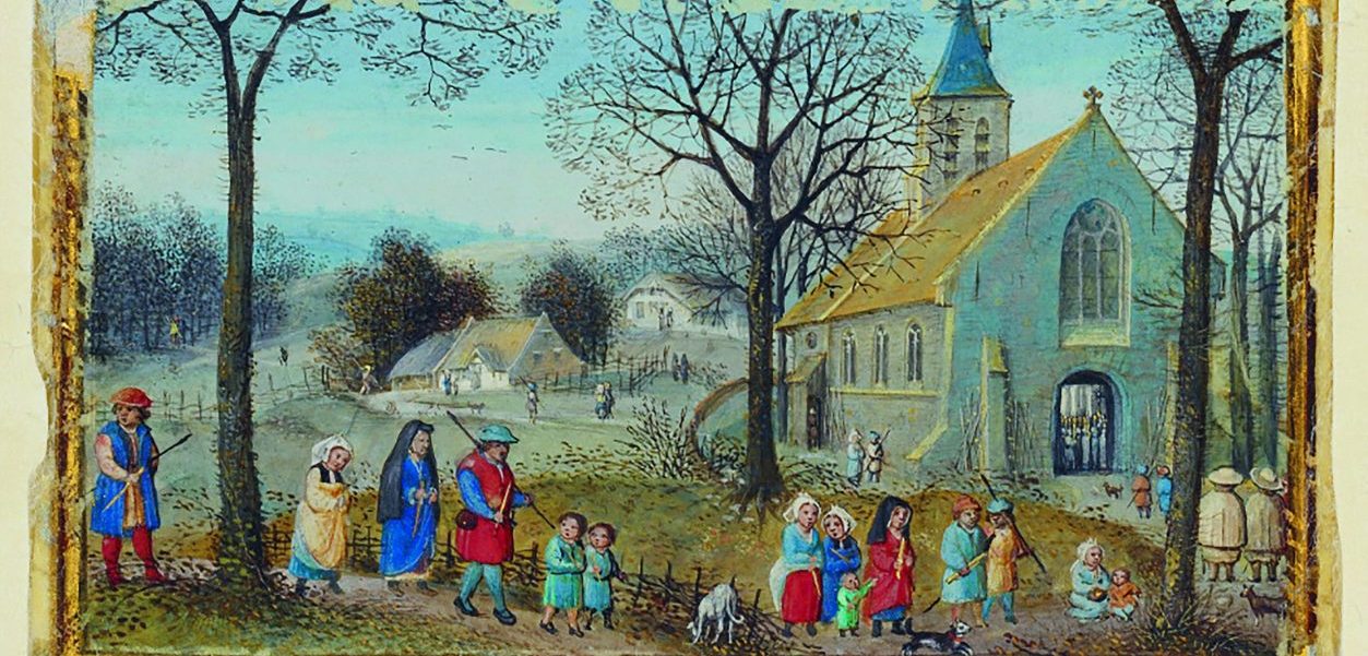 medieval church baptism ceremony