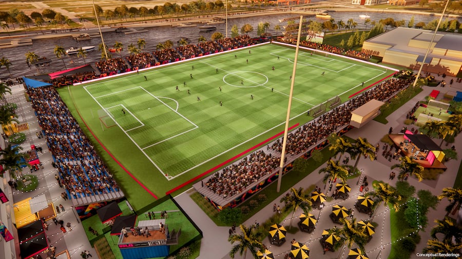 local soccer stadium