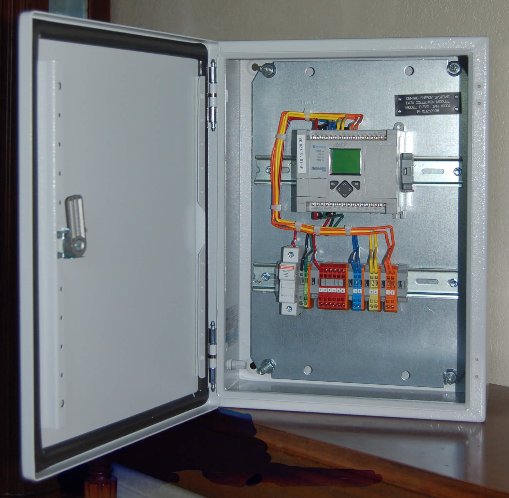 electricity meters and data collection equipment