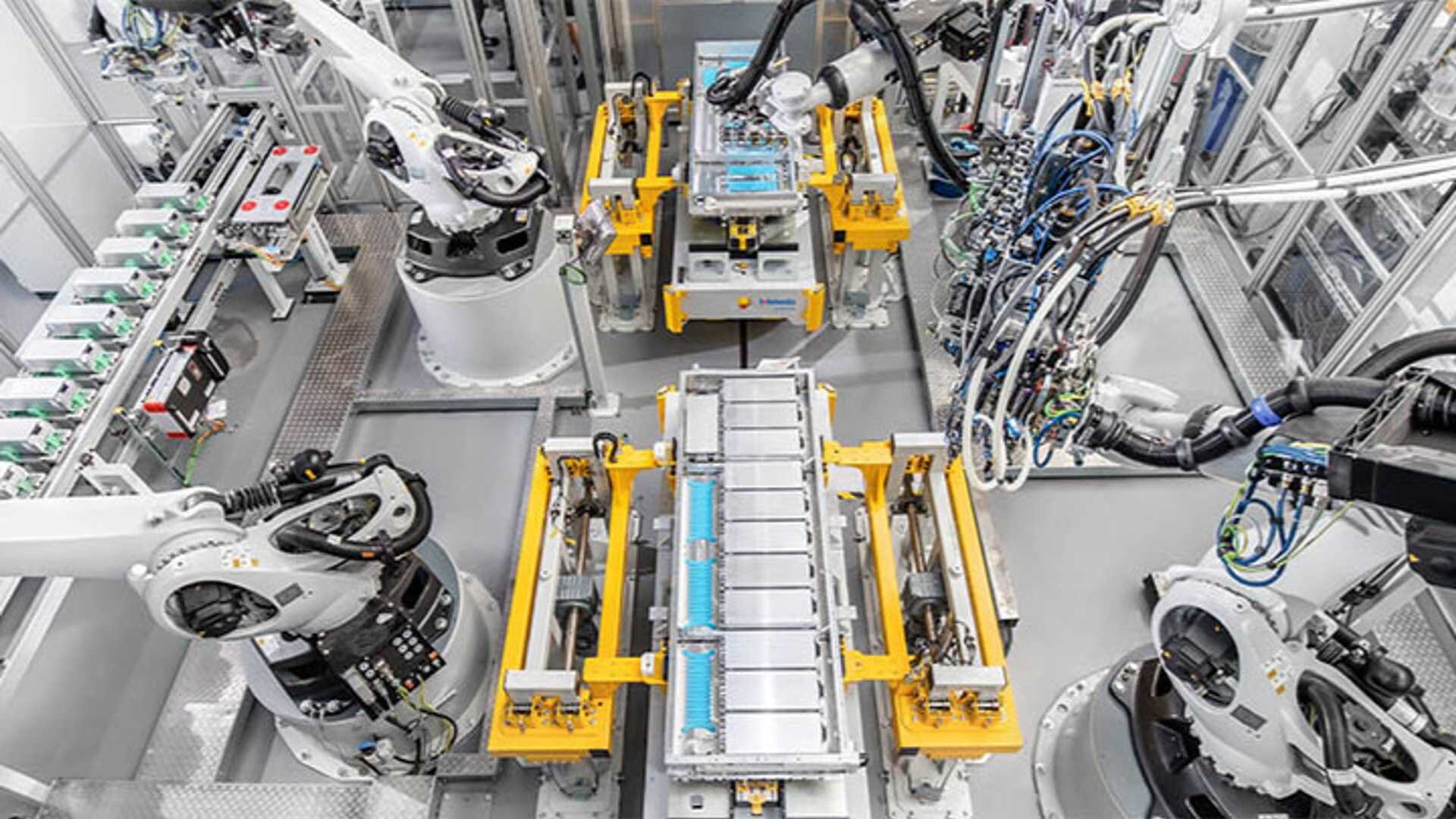 electric car battery production plant