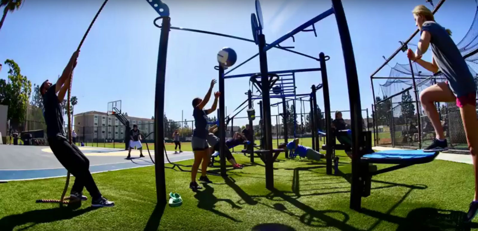 active persons outdoor sports equipment