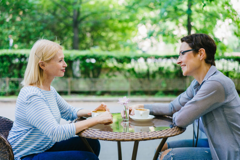 friends supporting each other outdoor