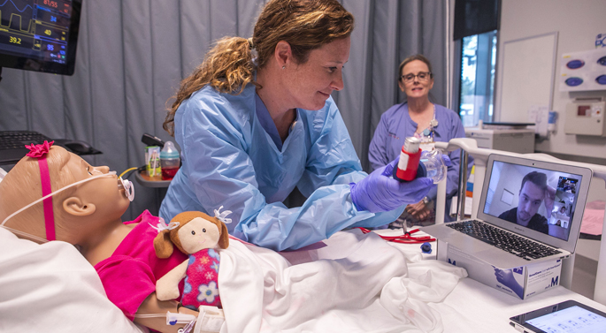 nursing students clinical training