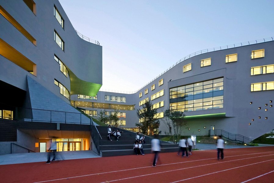 Beijing school campus modern architecture
