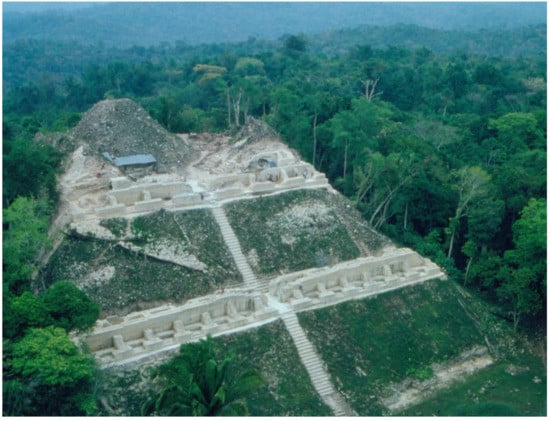 Belize cityscape and historic monuments