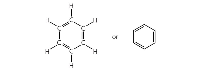 chemical structure benzene aromatic cycle