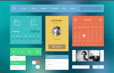 modern ui design workspace