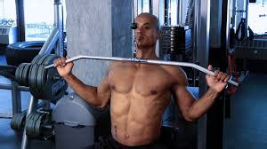 muscular back gym workout