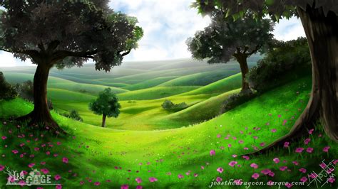 peaceful nature scenery