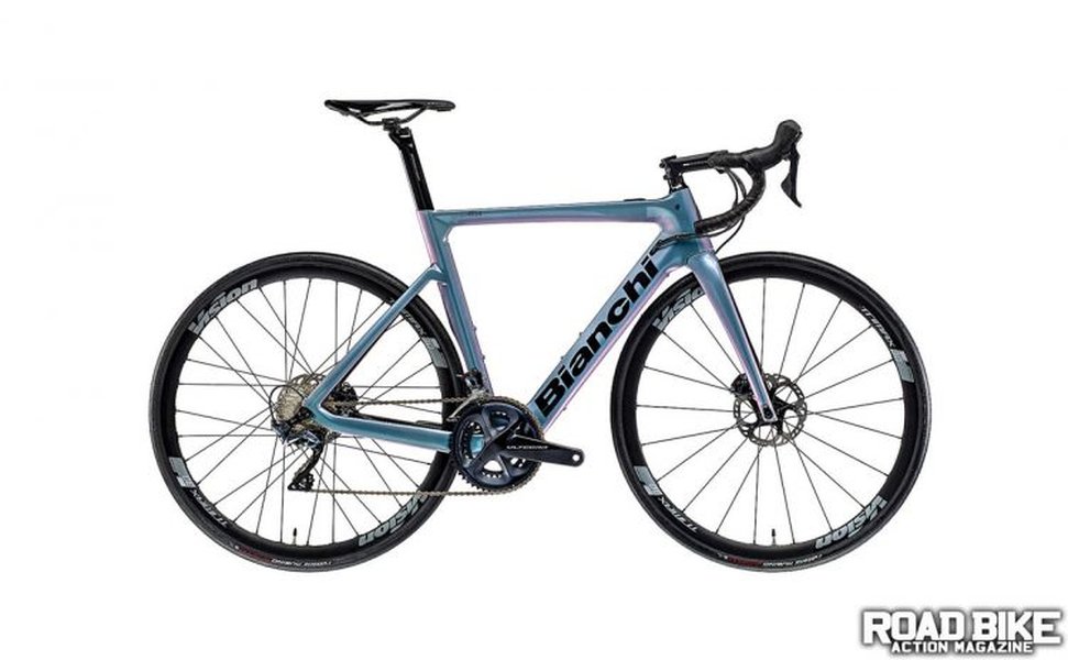 Bianchi Aria E-Road Bike in Seitenansicht