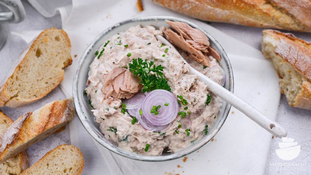 Selbstgemachter Thunfisch Creme Dip