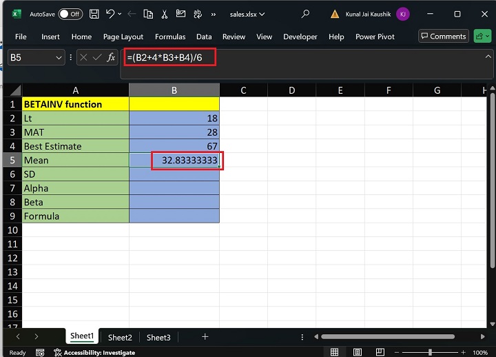 Excel beta inv function, mathematical formulas, statistical charts