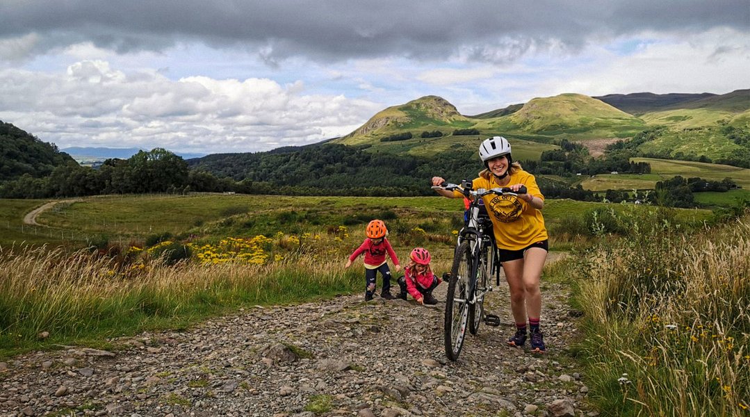 children bicycle adventure