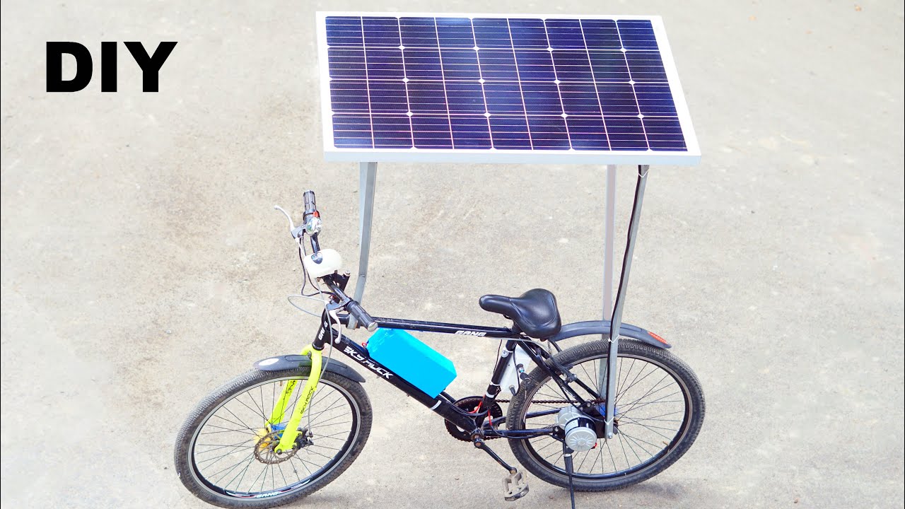 bicycles in a renewable energy project