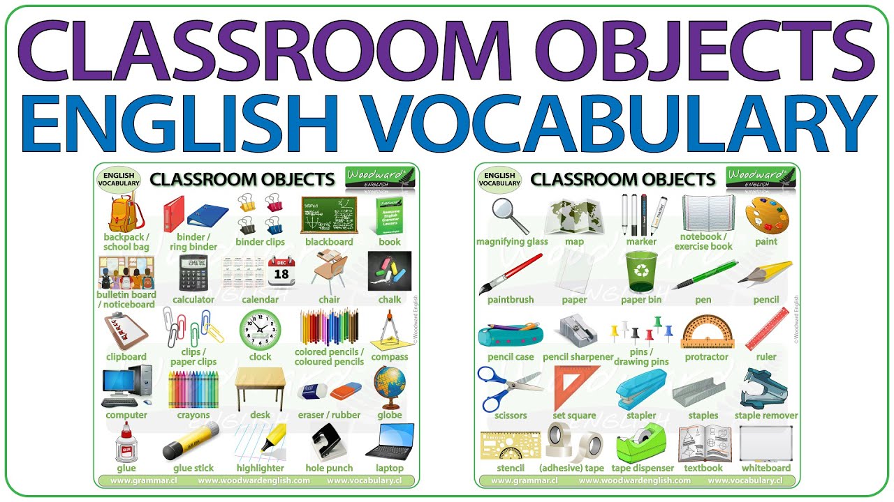 vocabulary booklet classroom materials