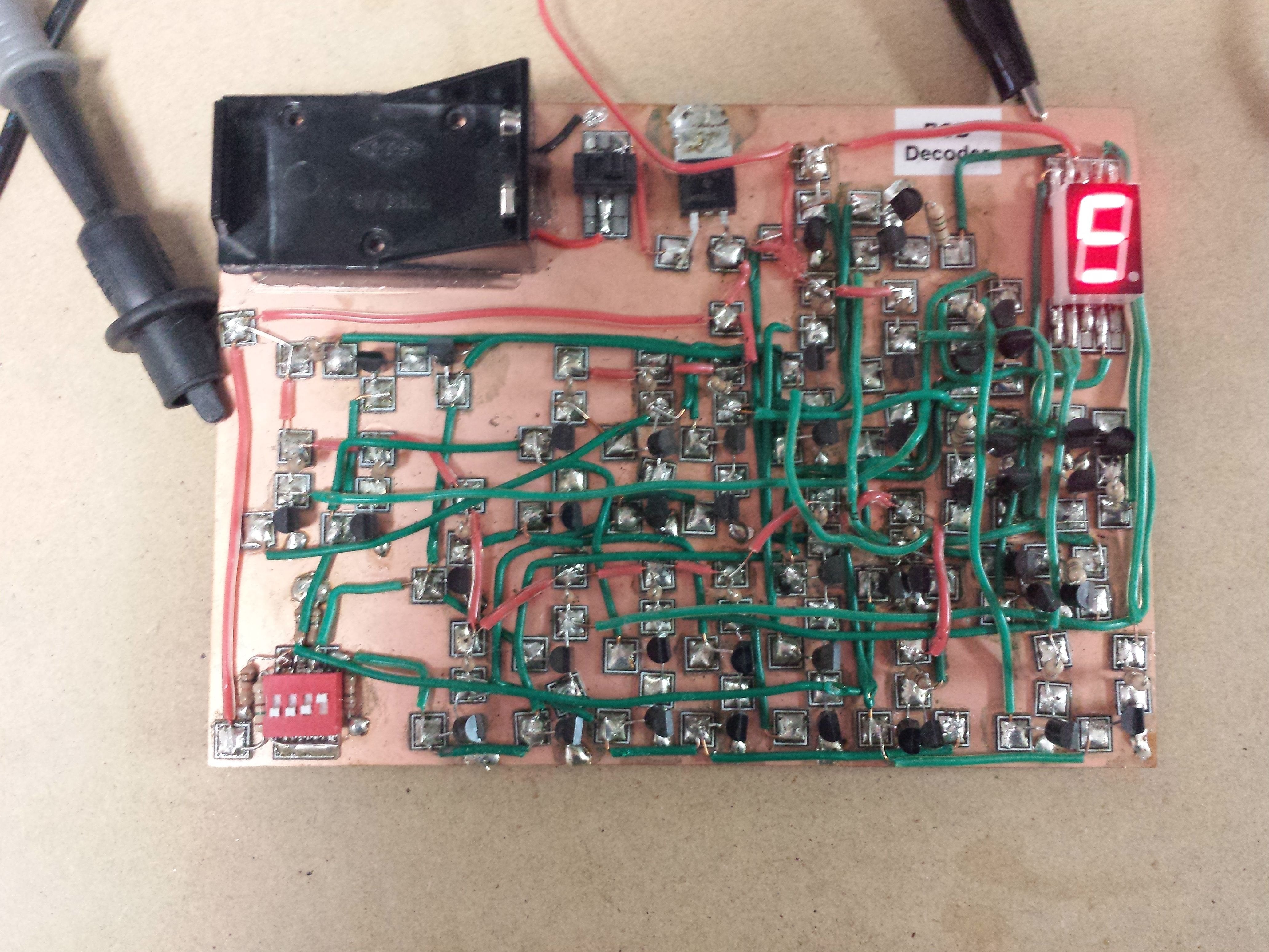 digital circuit board and binary display