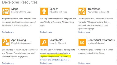 bing image search api