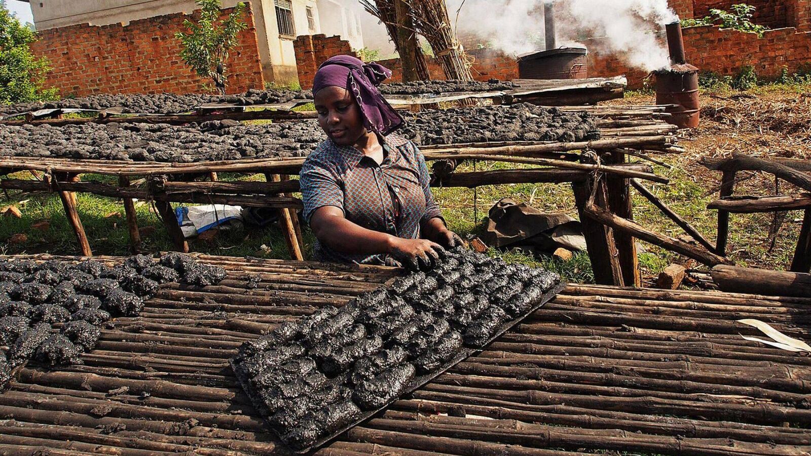 rural construction materials biochar