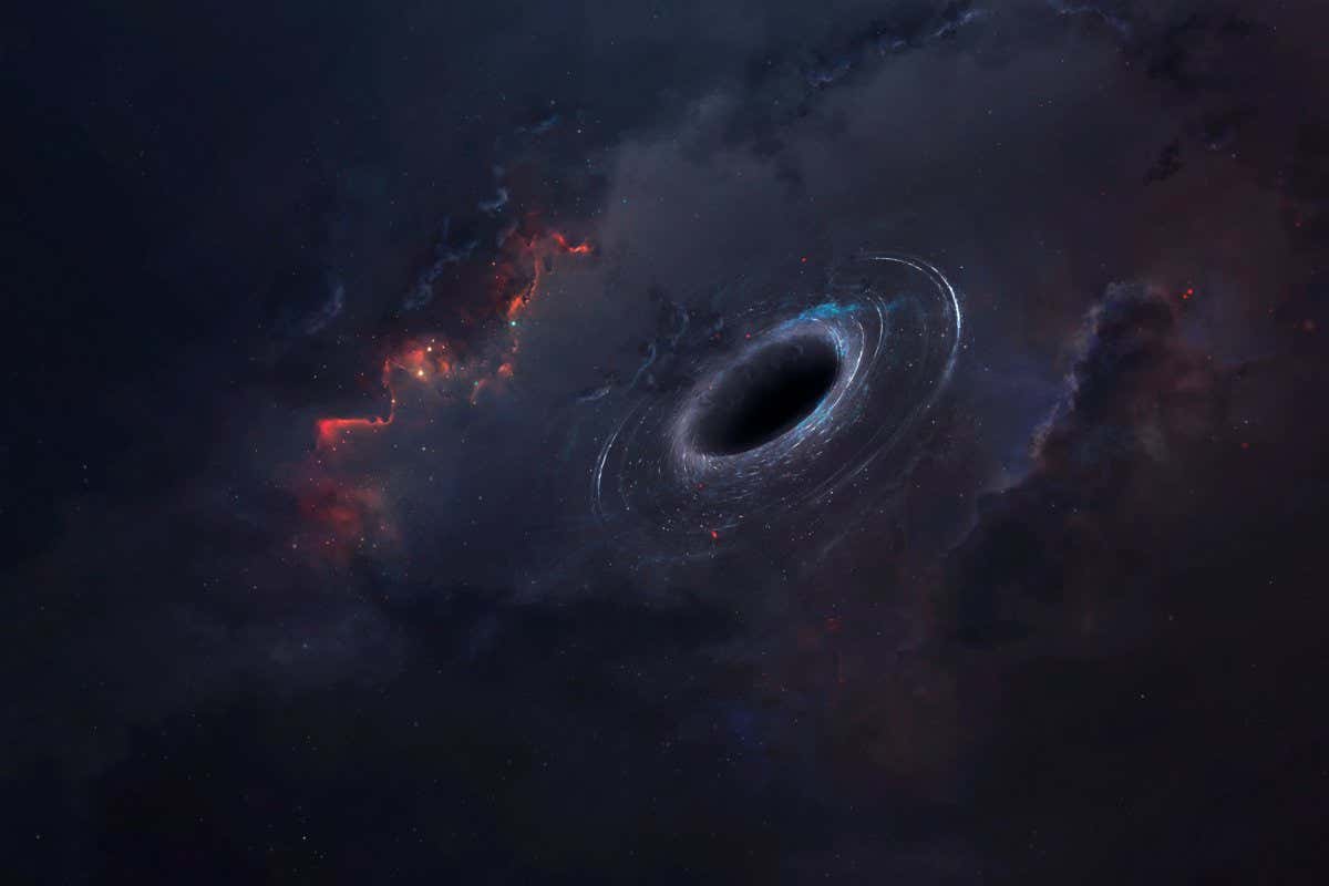 black hole cosmic scenery
