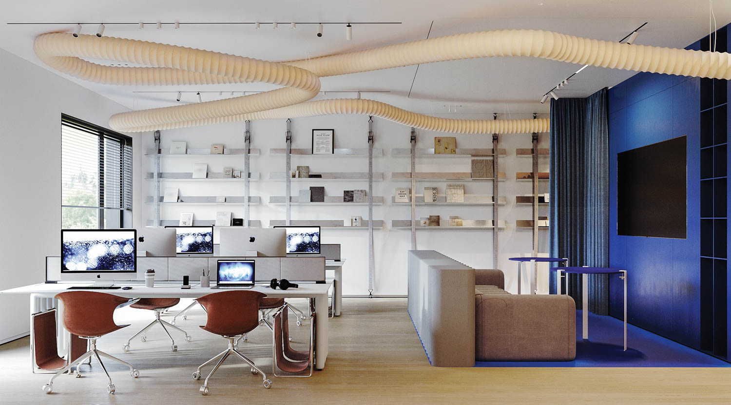 office interior modern working space