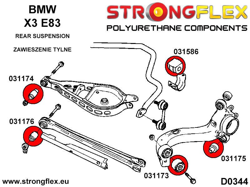 Rear Suspension Bushing Kit