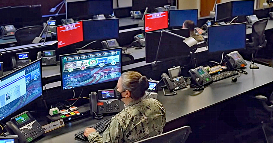 telecommunications control center, phone equipment, office environment