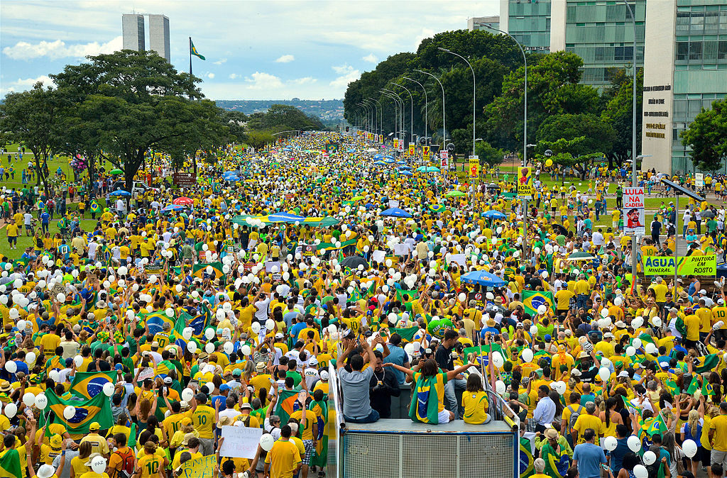 brazil election political demonstration