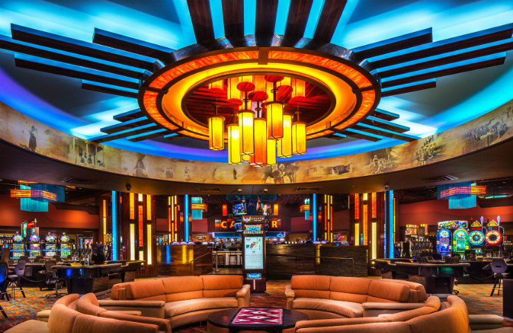 luxurious casino interior