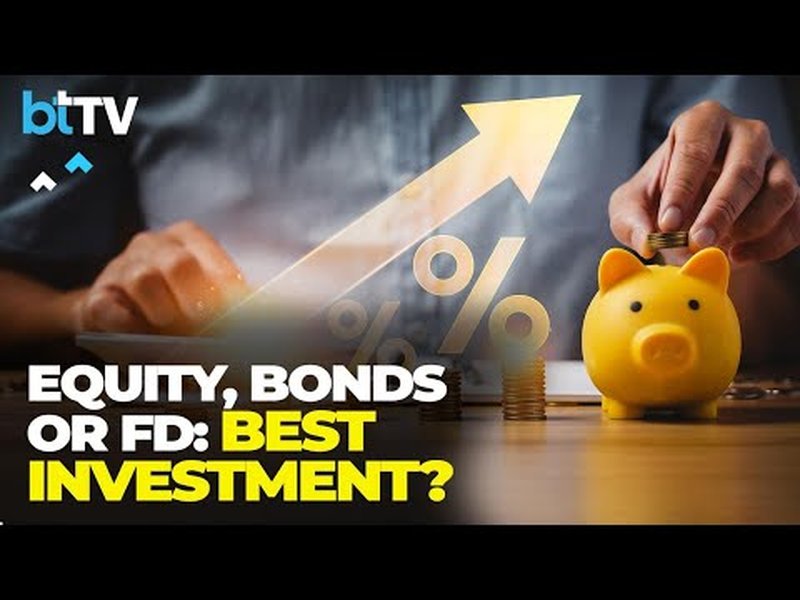 Thumbnail for a video comparing Bonds, Equity, and FD investments