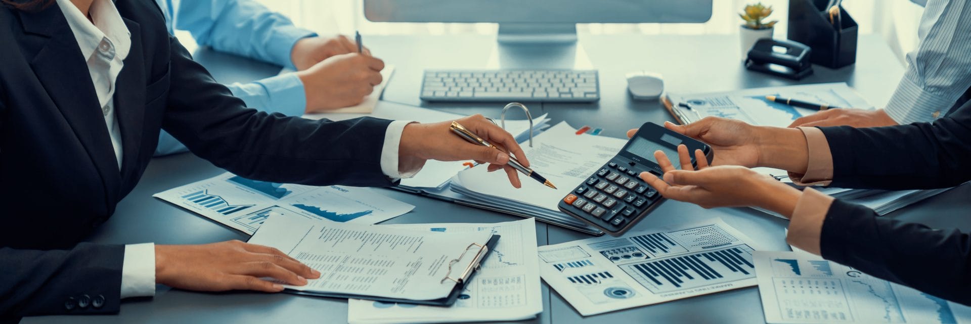 financial documents, office, legal meeting