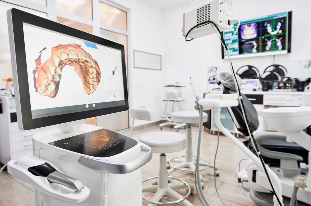 dental clinic interior periodontology equipment