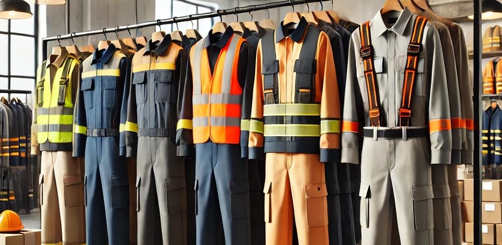 professional workwear display industrial uniform