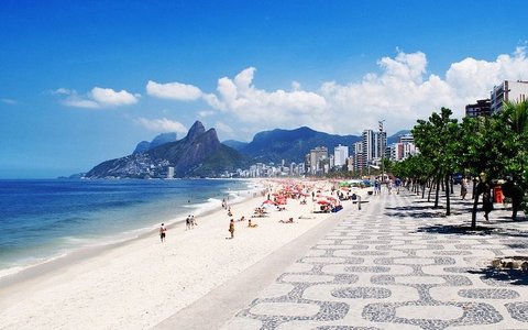 brazil beach scenic view
