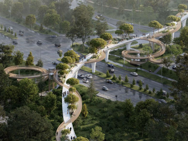 bridge structure landscape