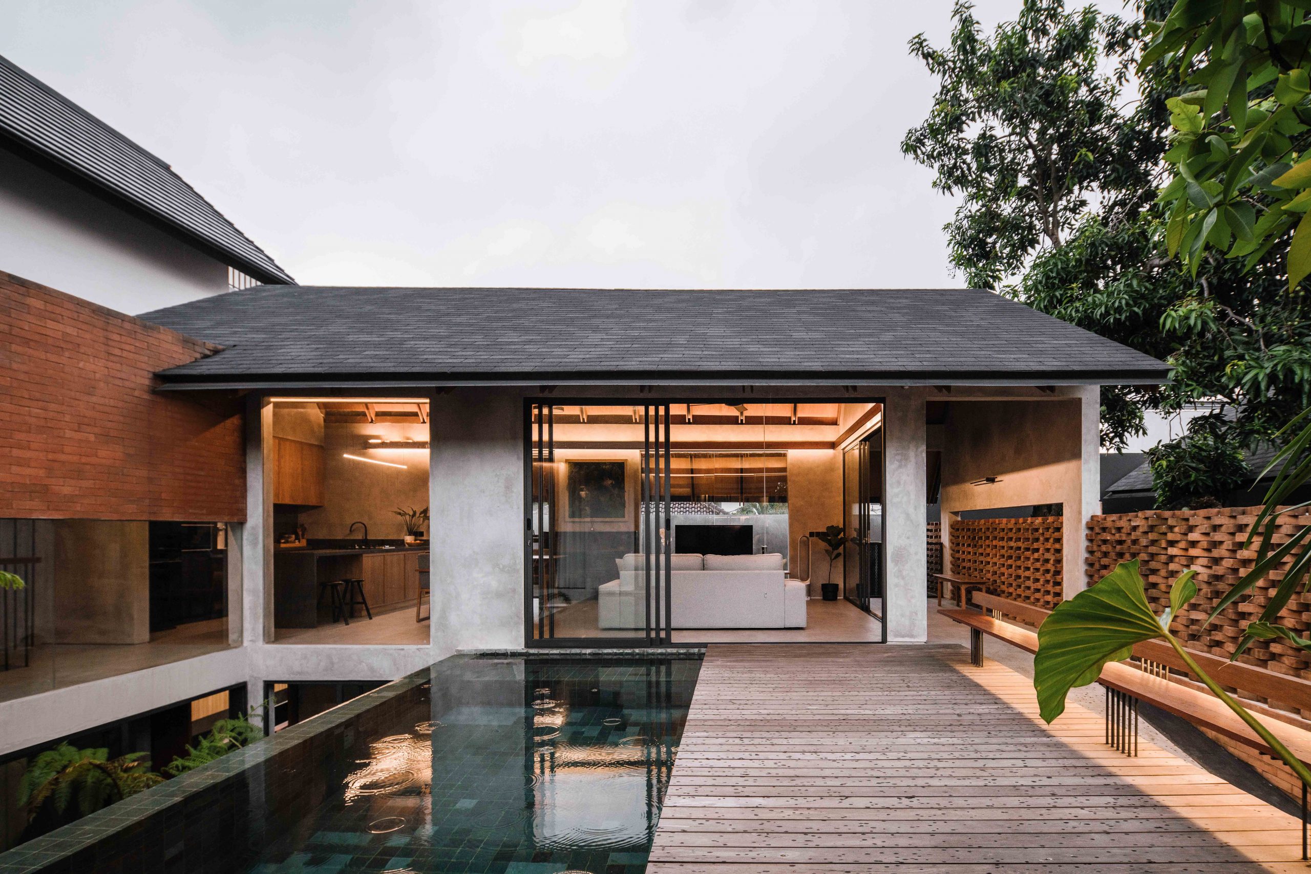 indonesian bungalow exterior