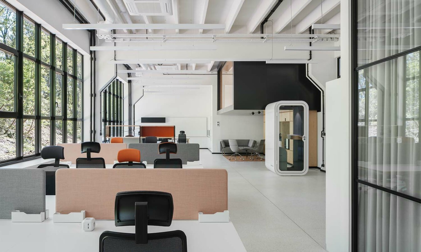 modern management office building