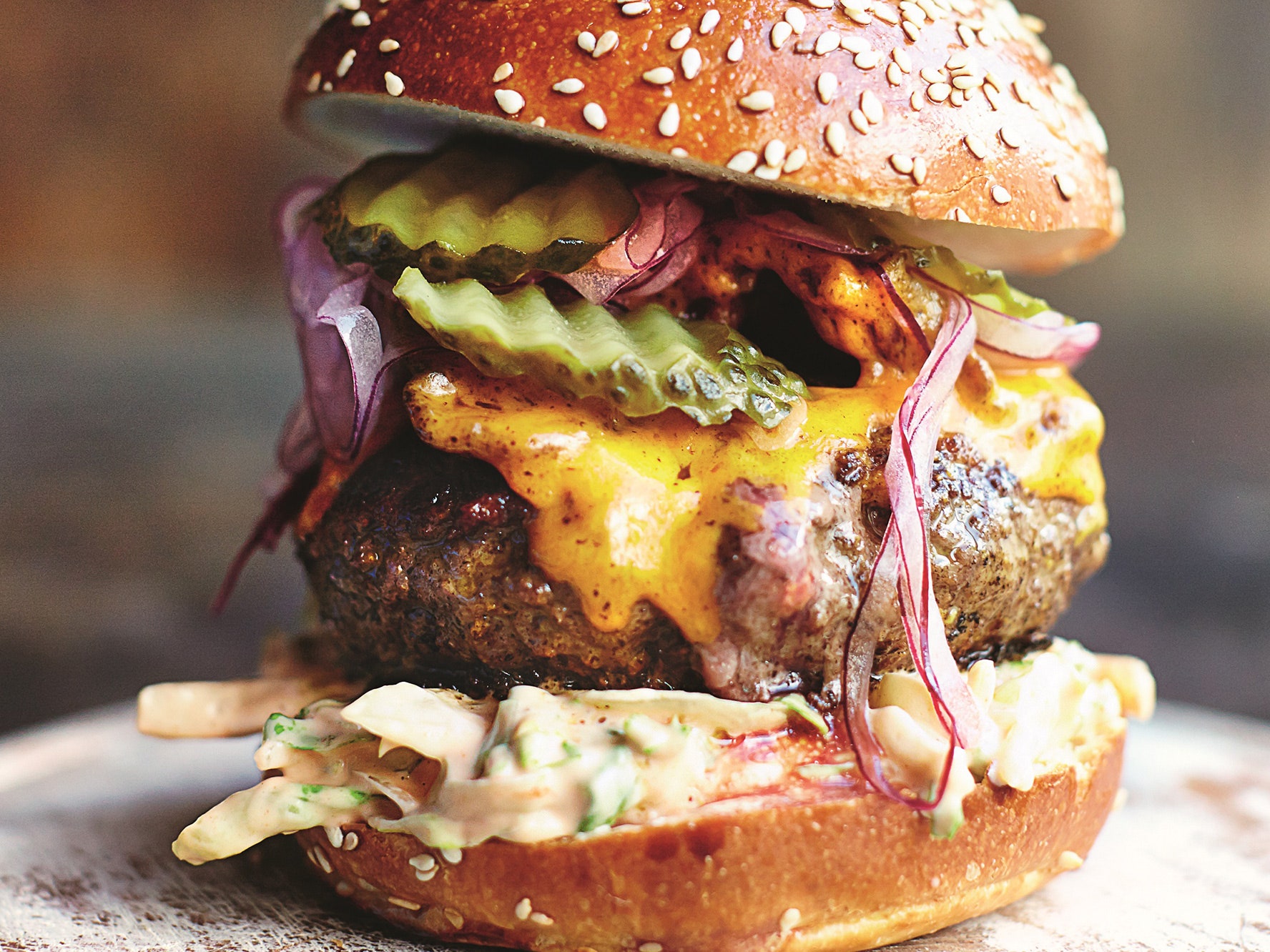 gourmet burger ingredients