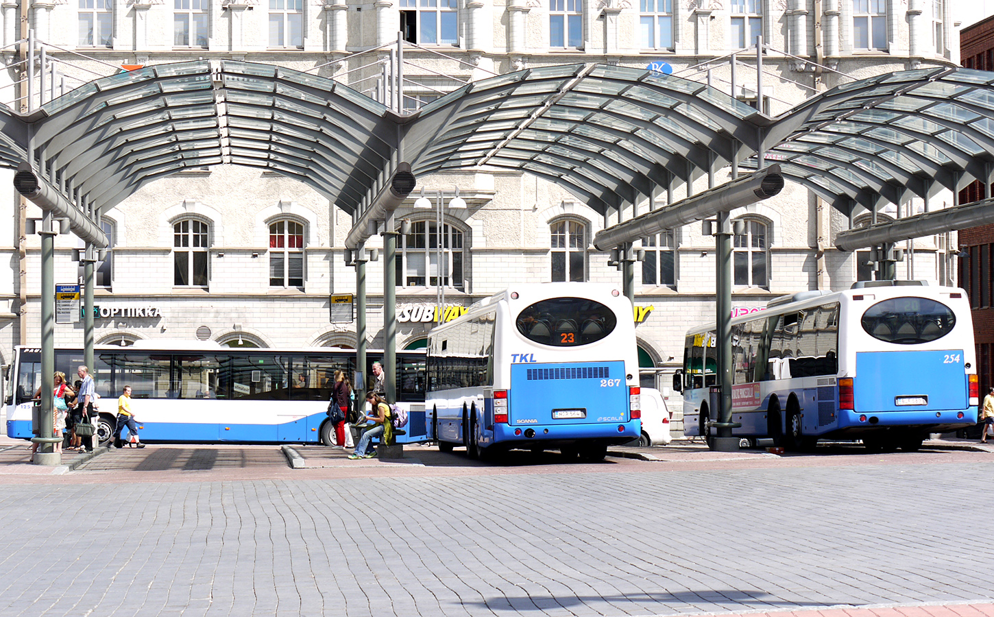 urban bus transit in Joensuu