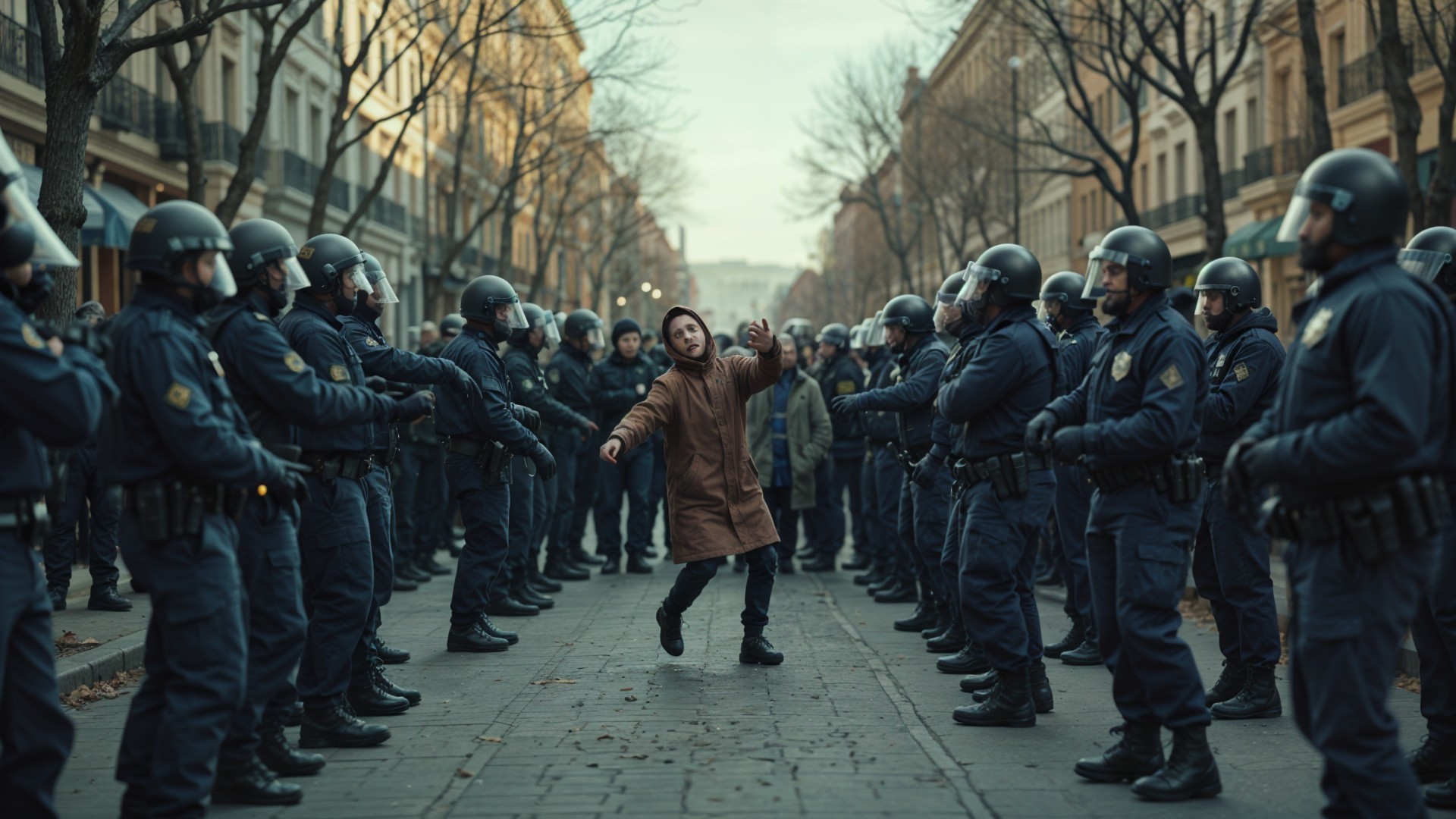 urban security scene