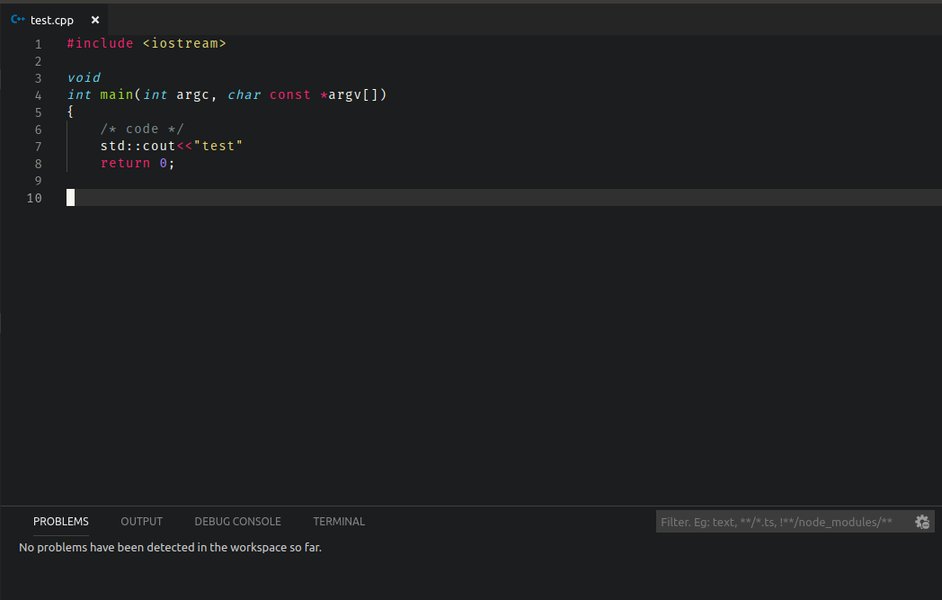 C++ Syntax Error Checking in VS Code