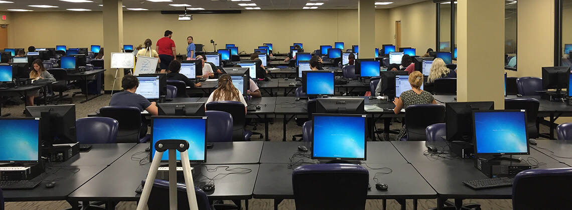 campus building calculus classroom computer lab
