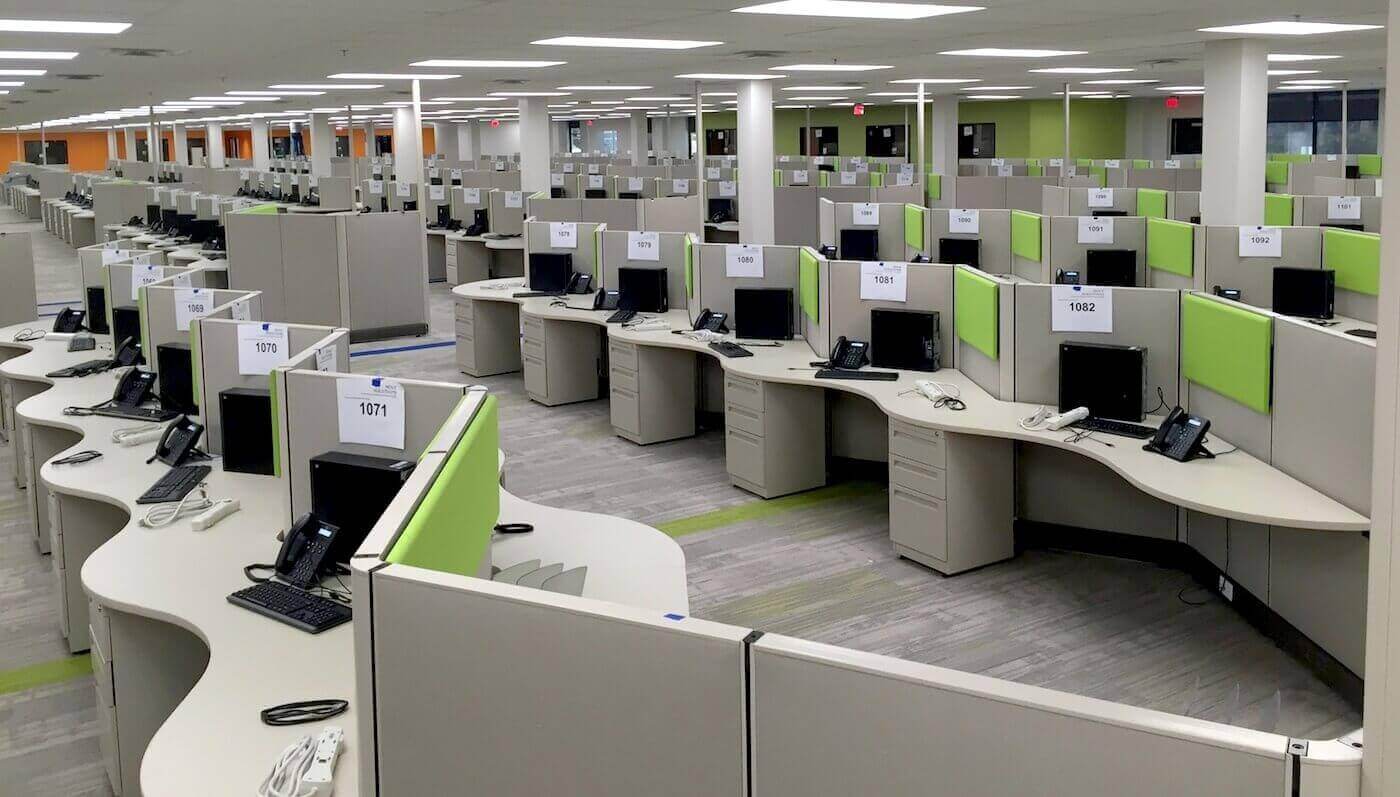 call center office
