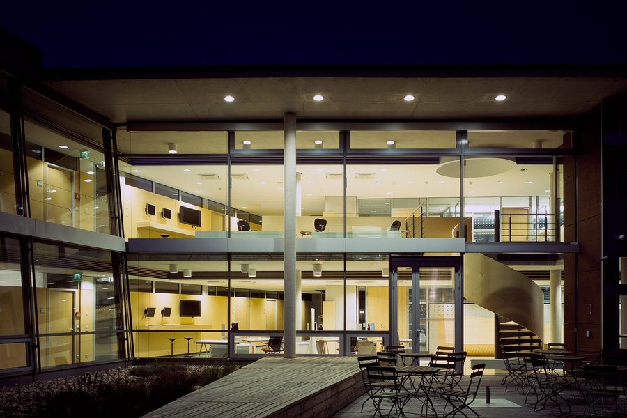 Exterior view of a Max Planck Institute building in Dresden