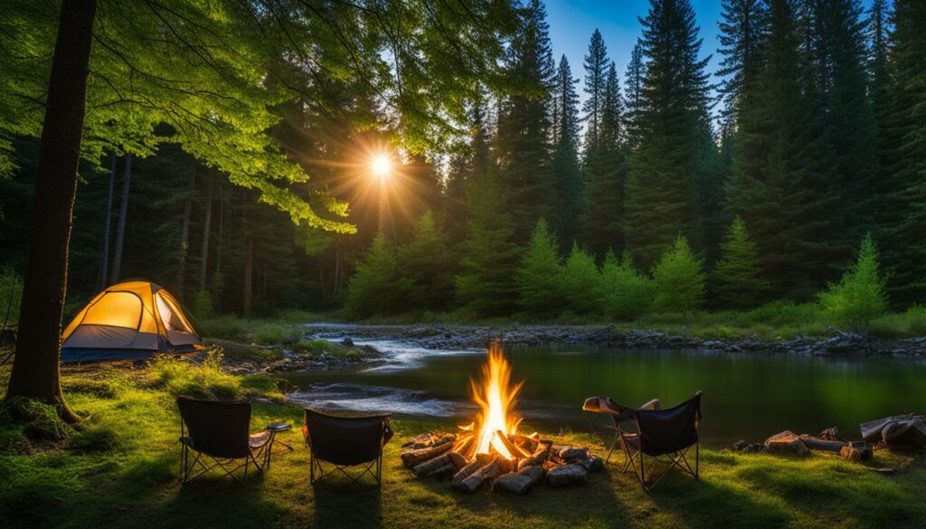 scenic camping thermes nature