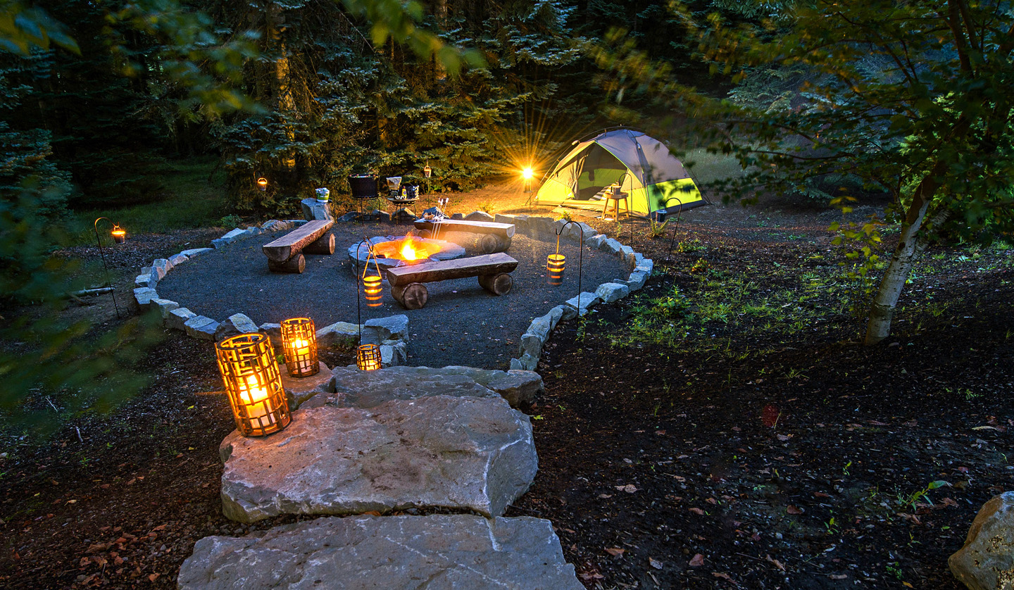 camping site landscape