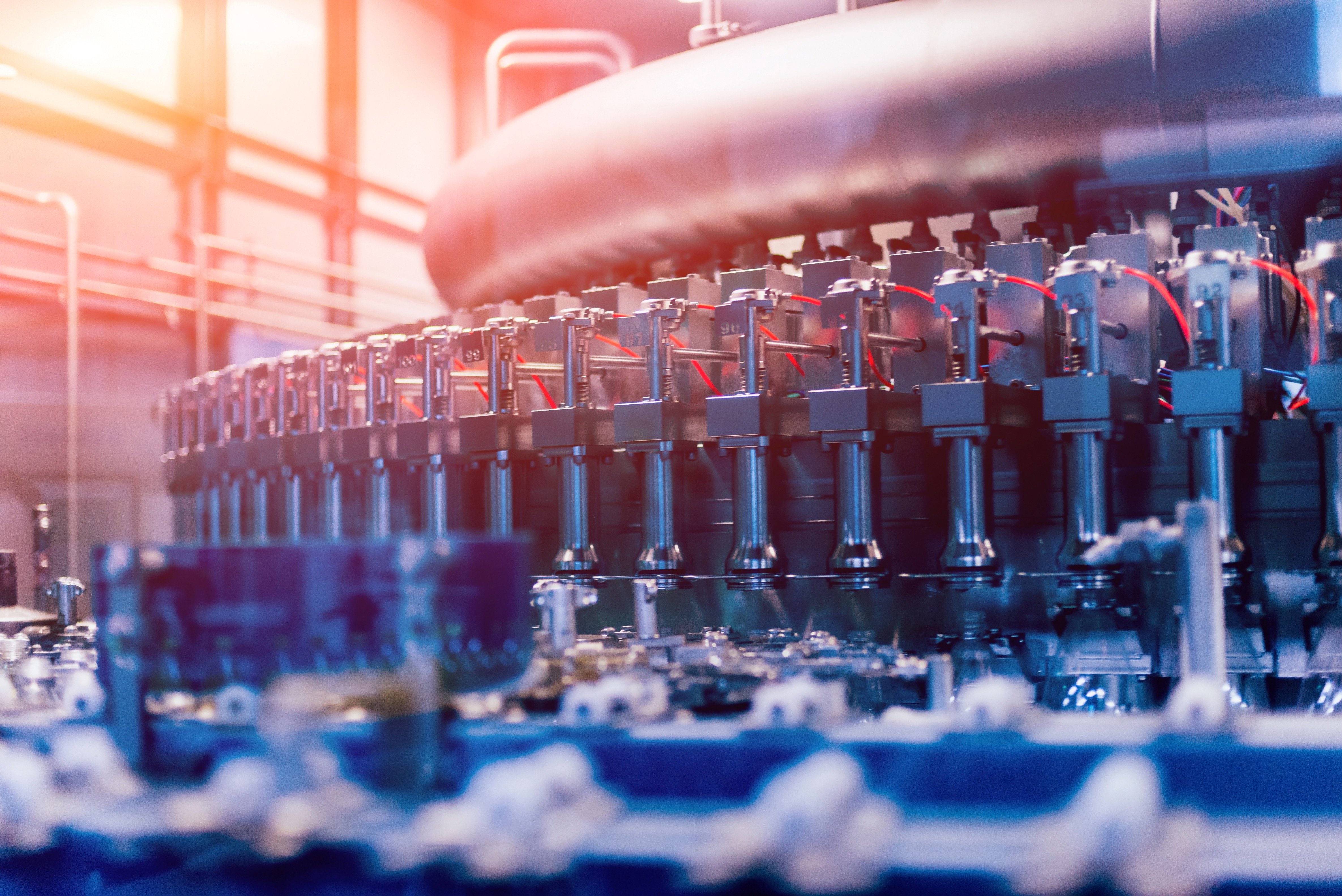 manufacturing machinery and corporate buildings