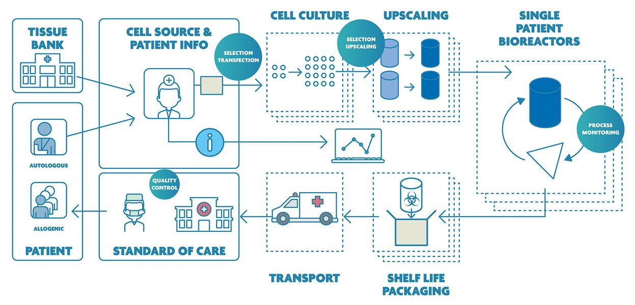 Microchip technology for cell analysis