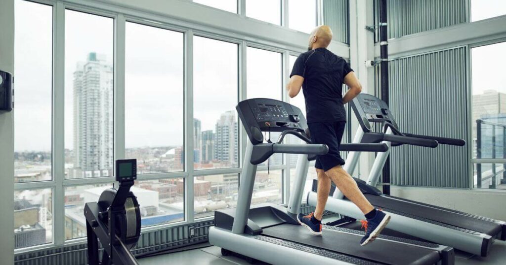 cardiovascular health gym equipment and healthy lifestyle