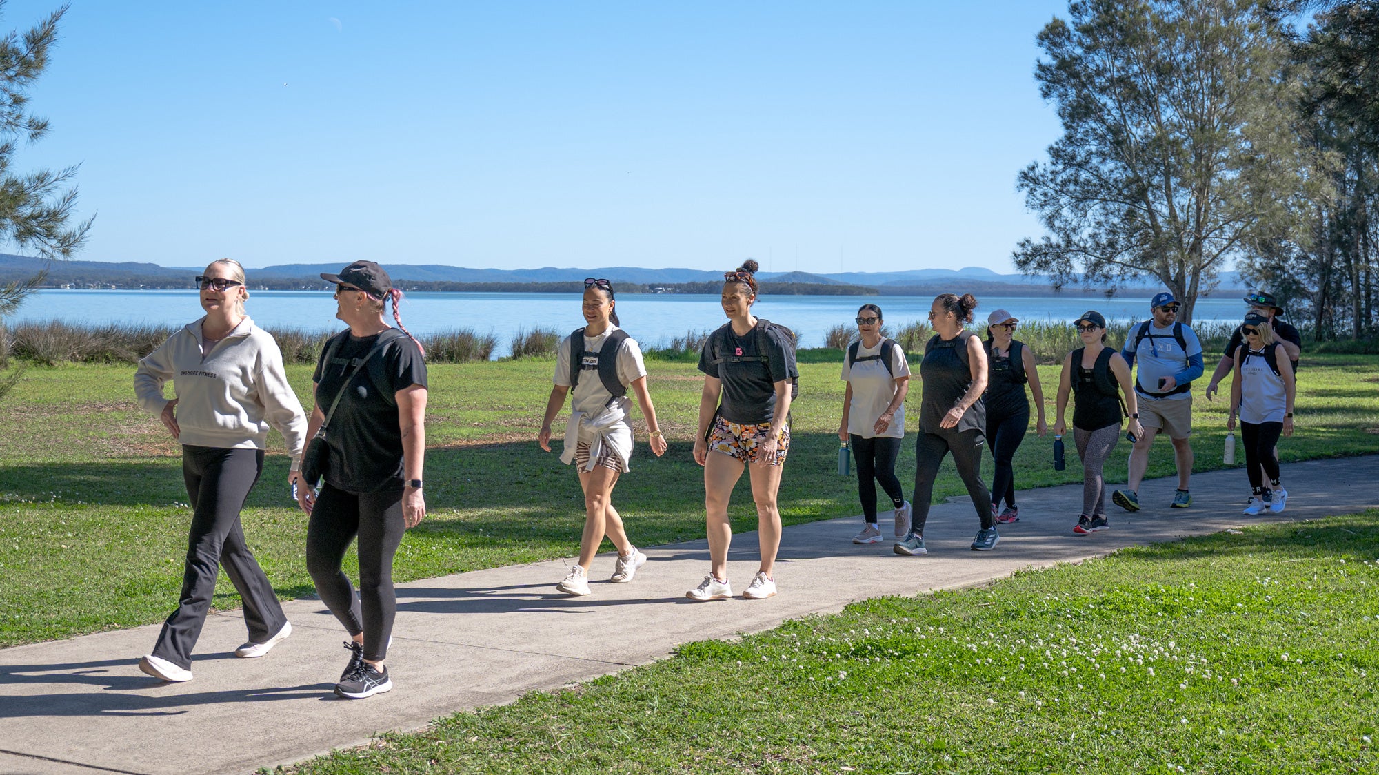 healthy individual light exercise outdoors