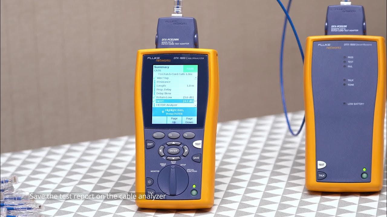 Cat6 Ethernet cable testing